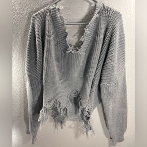 Distressed Sweater